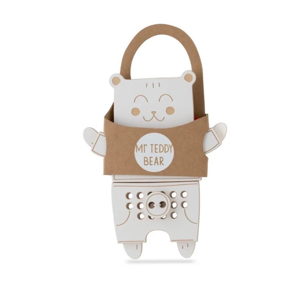 NEW Milin Mr. Teddy Bear Lacing Toy, NWT